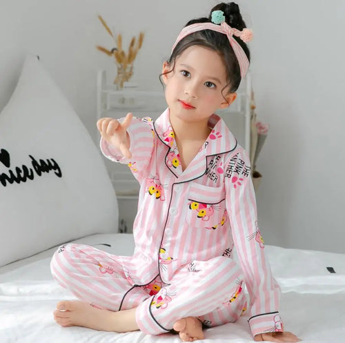 Sping Autumn Baby Girls Clothes Pajamas Sets Boy Pyjamas Kids Homewear