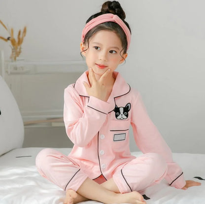 Sping Autumn Baby Girls Clothes Pajamas Sets Boy Pyjamas Kids Homewear