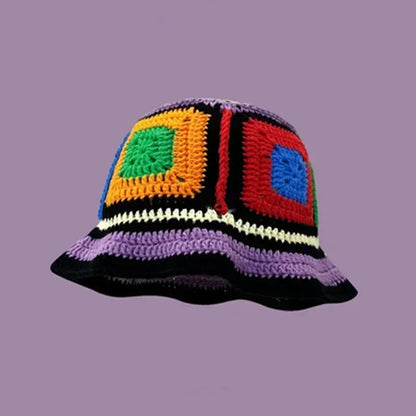 Handmade Knitted Bucket  Hat