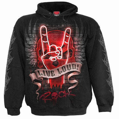 LIVE LOUD - Hoody Black