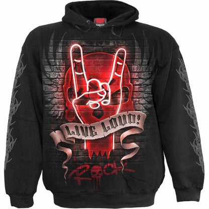 LIVE LOUD - Hoody Black