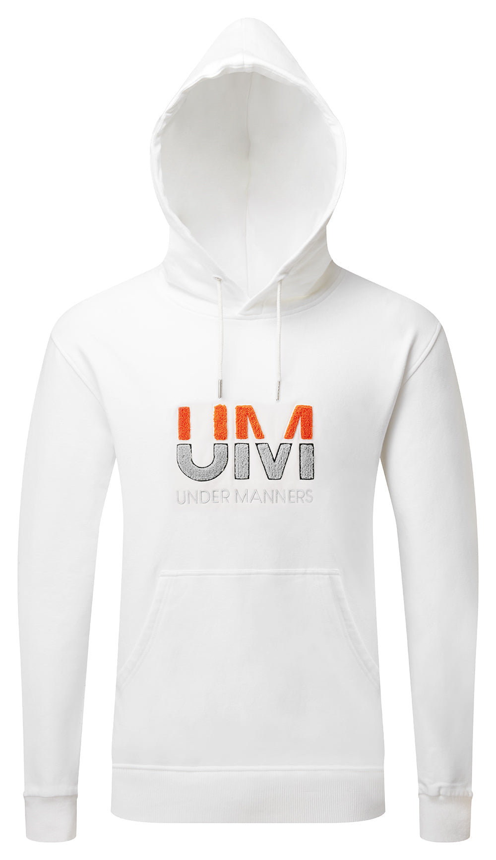 Cotton Unisex Hoodie With UM Chenille Logo