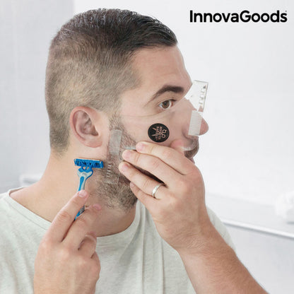 Hipster Barber Beard Template for Shaving InnovaGoods