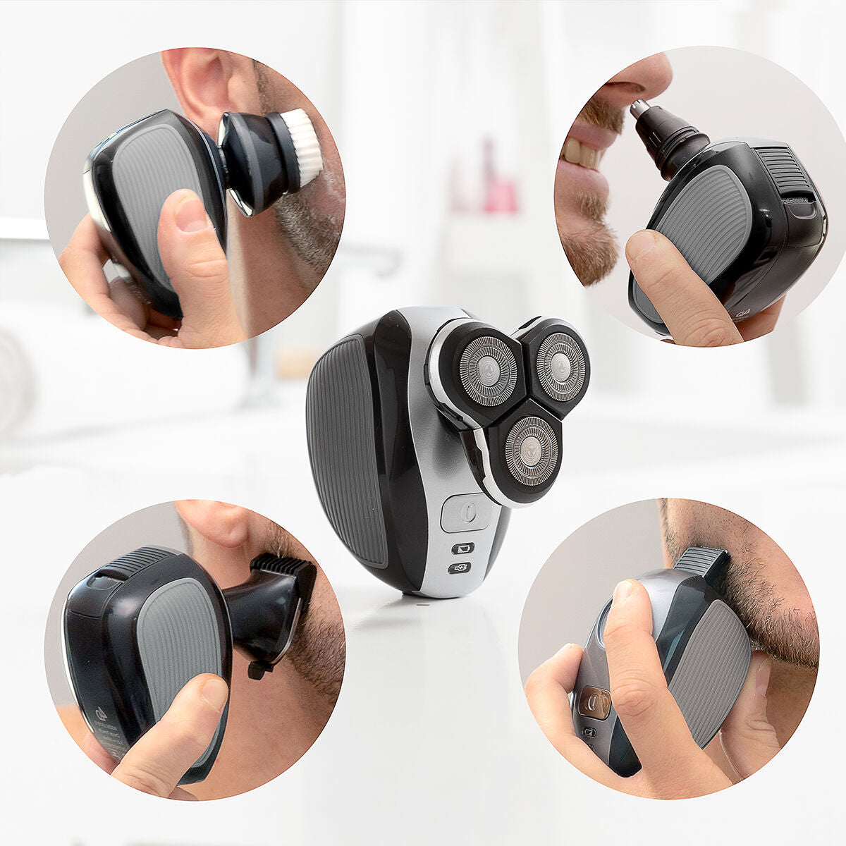 5 in 1 Rechargeable Ergonomic Multifunction Shaver Shavestyler