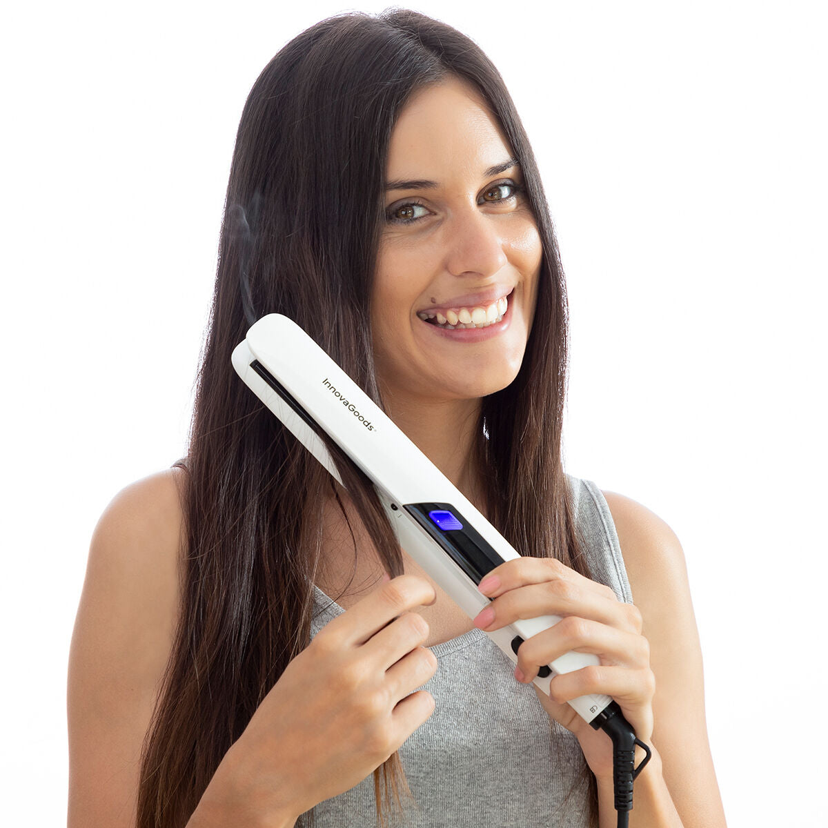 Ceramic Hair Iron with Steam Stemio InnovaGoods 36 W