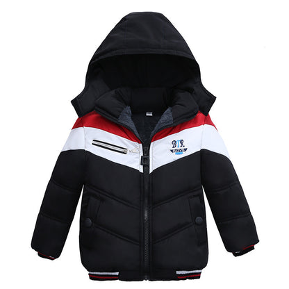 Hooded Padded Jacket For Boys