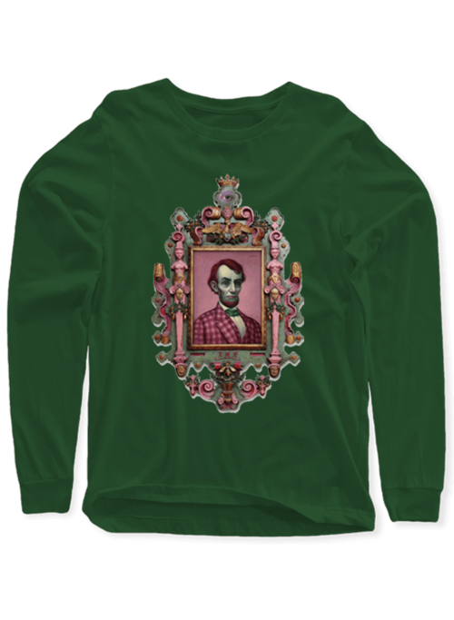 Abraham Lincoln Portrait Full Sleeves T-shirt