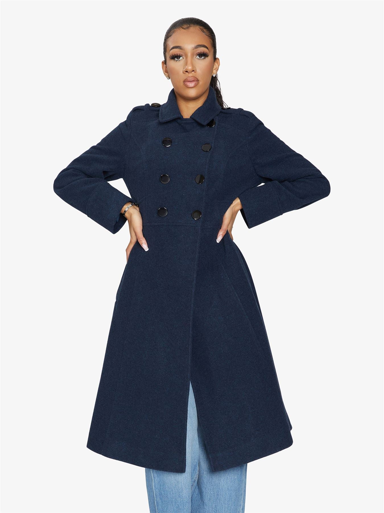 [PRE-ORDER] A-Line Double Breasted Coat