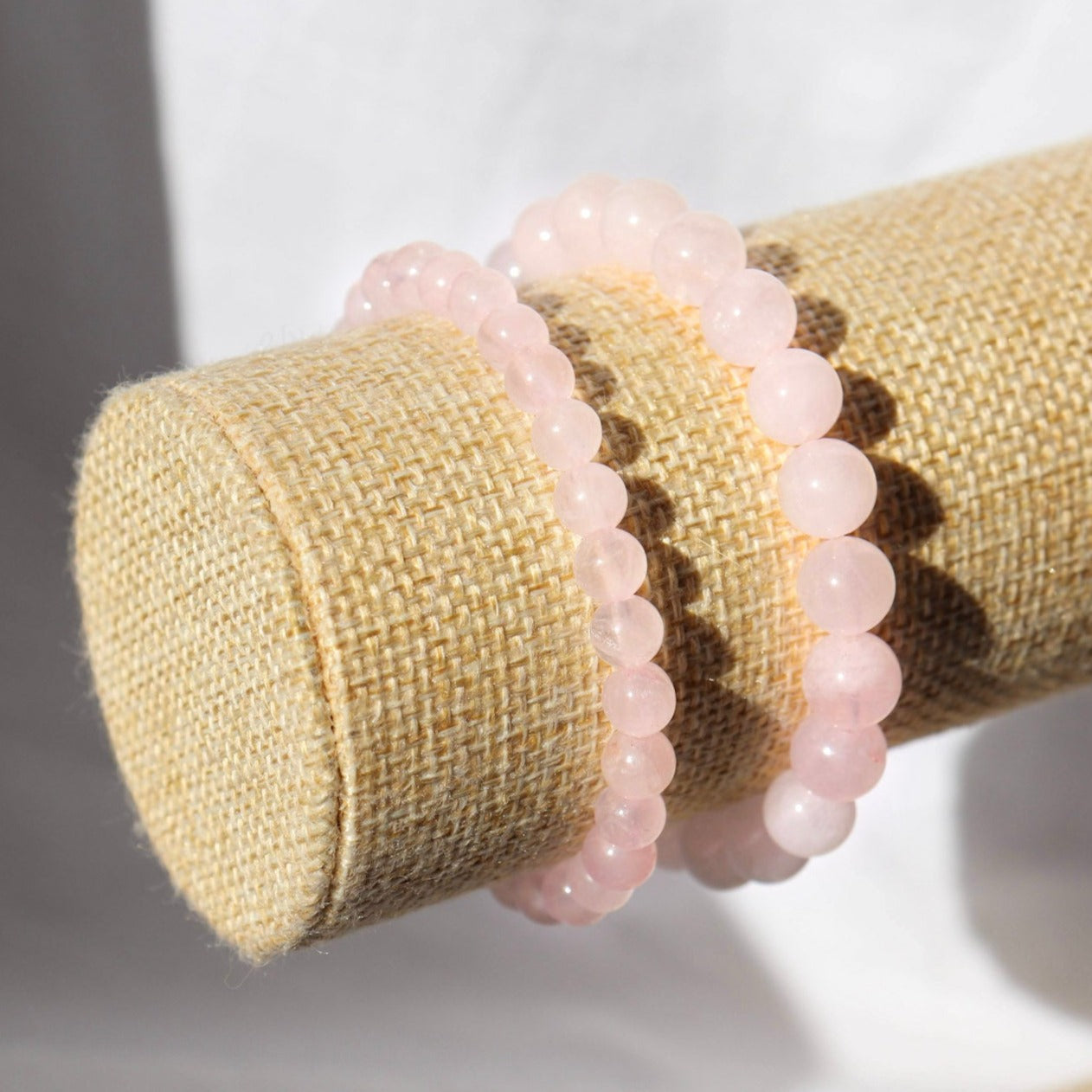 Bracelet en Quartz Rose