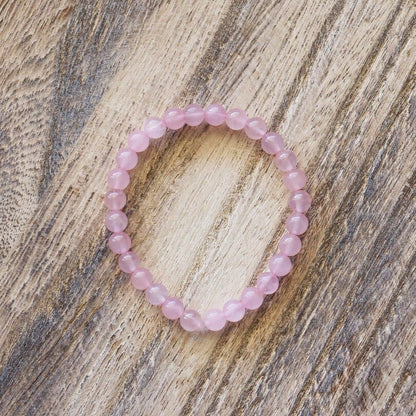 Bracelet en Quartz Rose