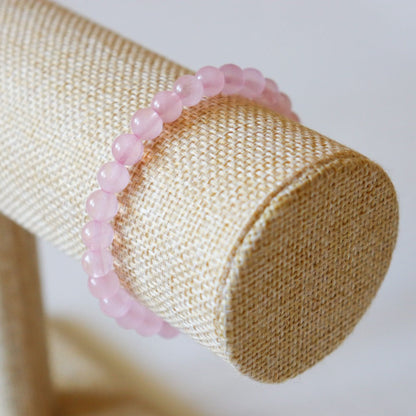 Bracelet en Quartz Rose