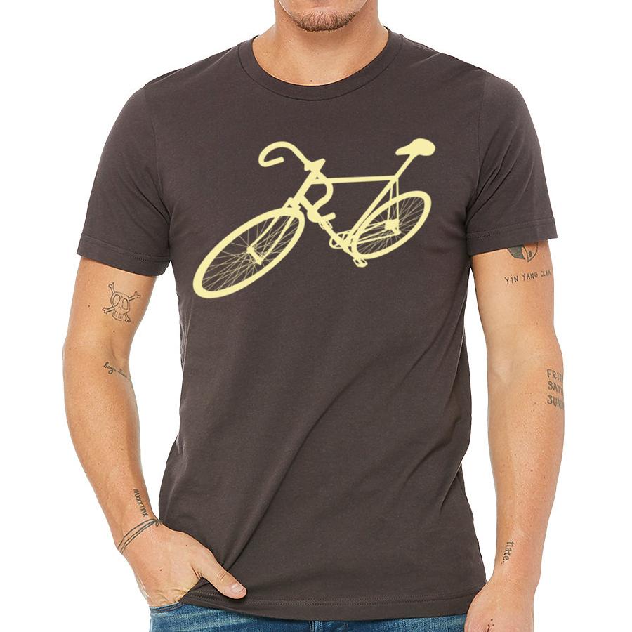 Yes, a bike on a t shirt