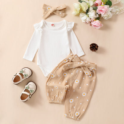 Baby Bow Three Piece Set