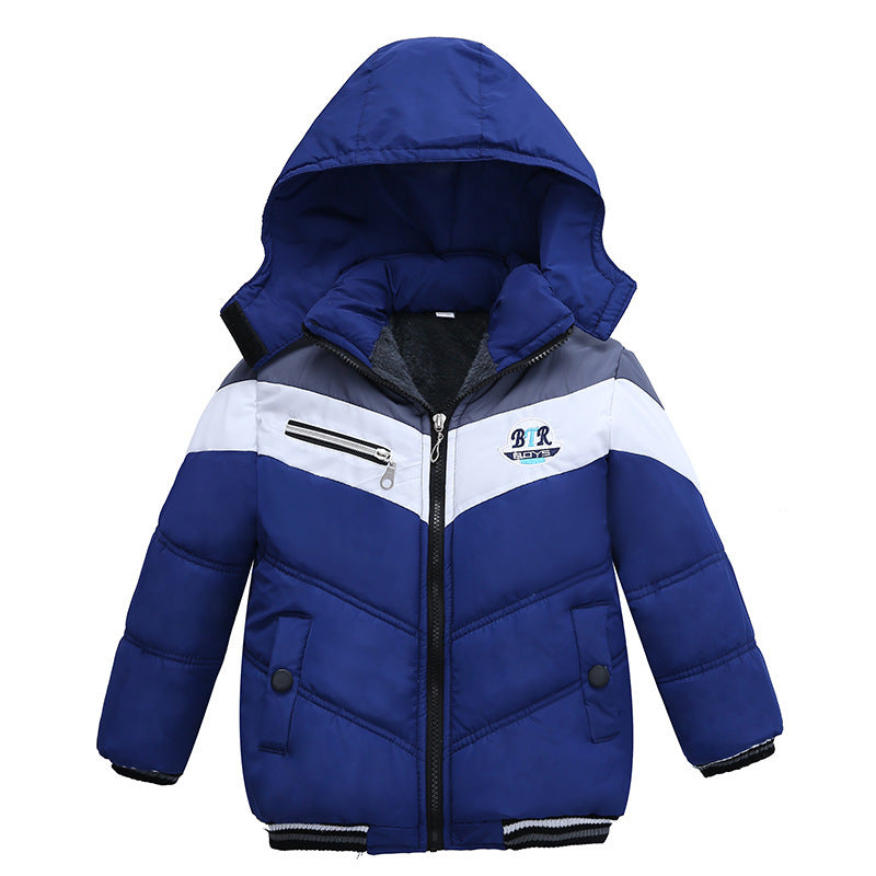 Hooded Padded Jacket For Boys