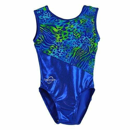 O3GL069 Obersee Girls Gymnastics Leotard One-Piece Athletic Activewear