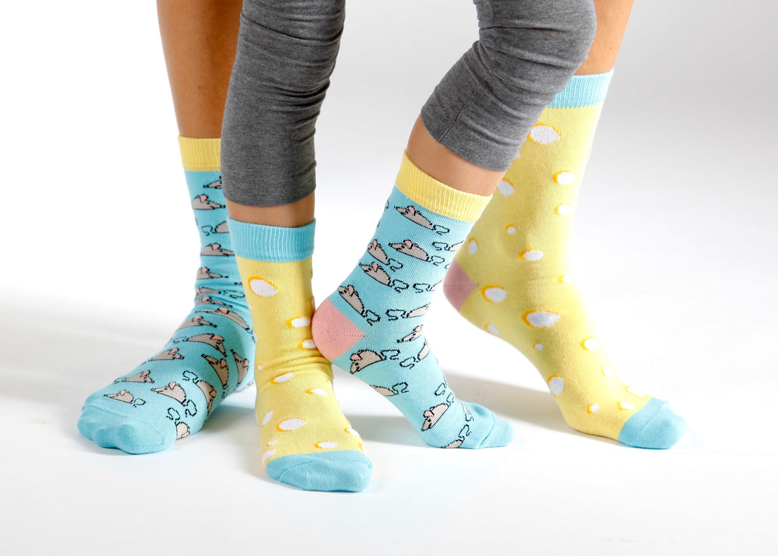 CHEESEBALL cotton socks for cheese lovers