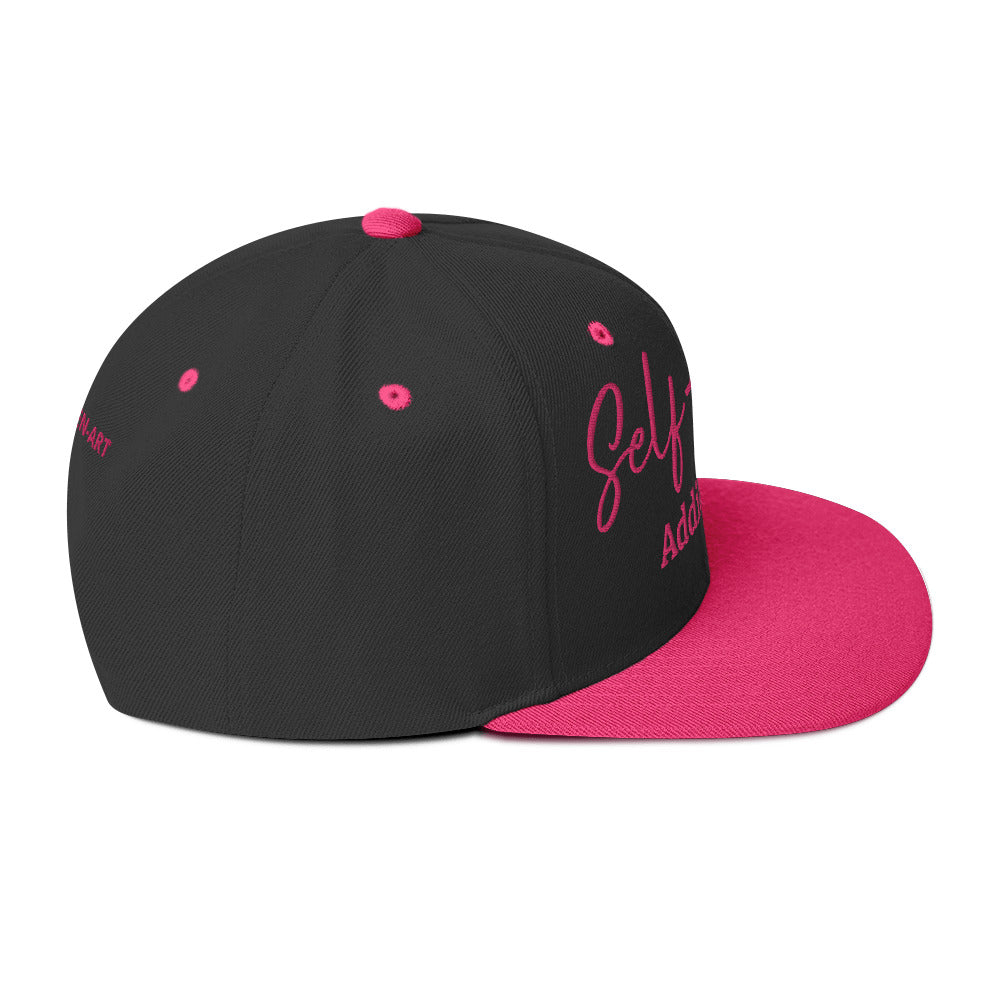 Self Love Addicted Snapback Hat with Embroidery