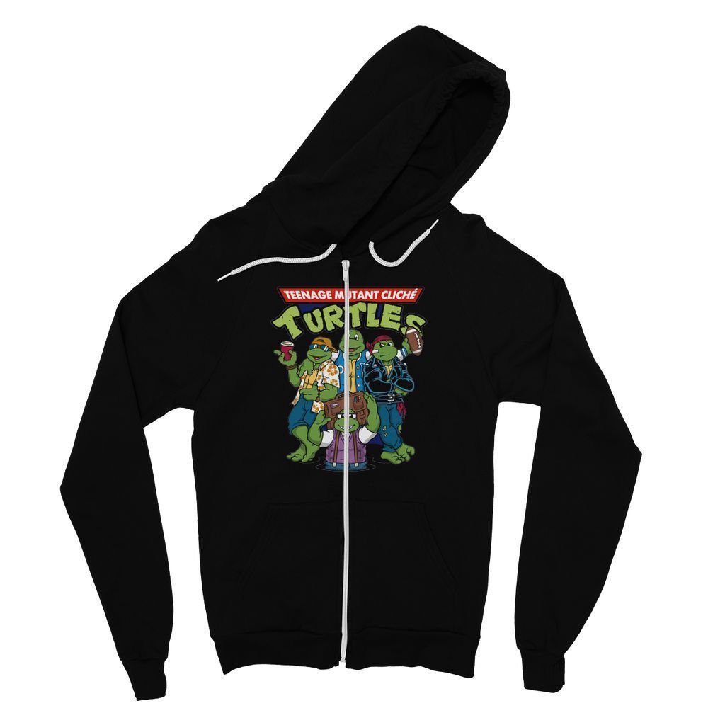 Cliché Turtlres Fine Jersey Zip Hoodie