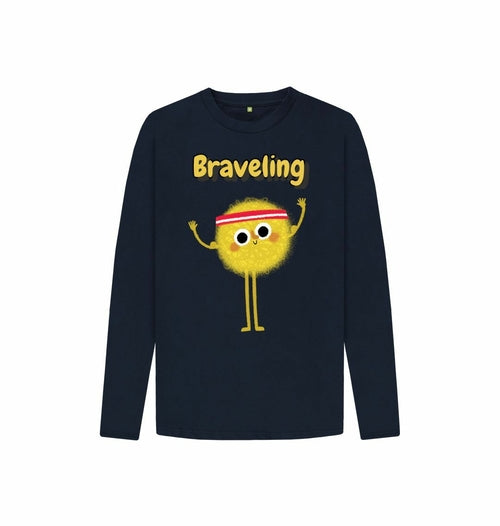 Organic Childrens Long-Sleeved T-shirt (Braveling)