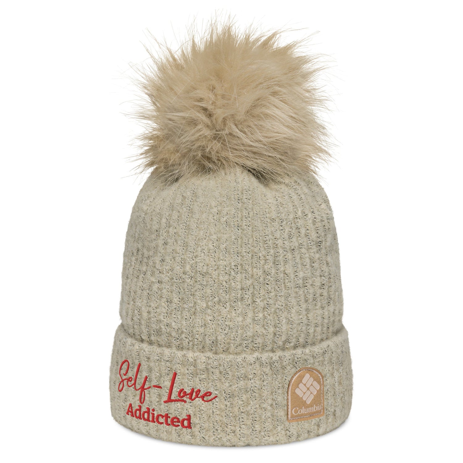 Winter Hats - Self Love Addicted - Columbia pom-pom beanie with