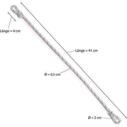 Corde de fixation de drapeau Raccords pour mât de drapeau