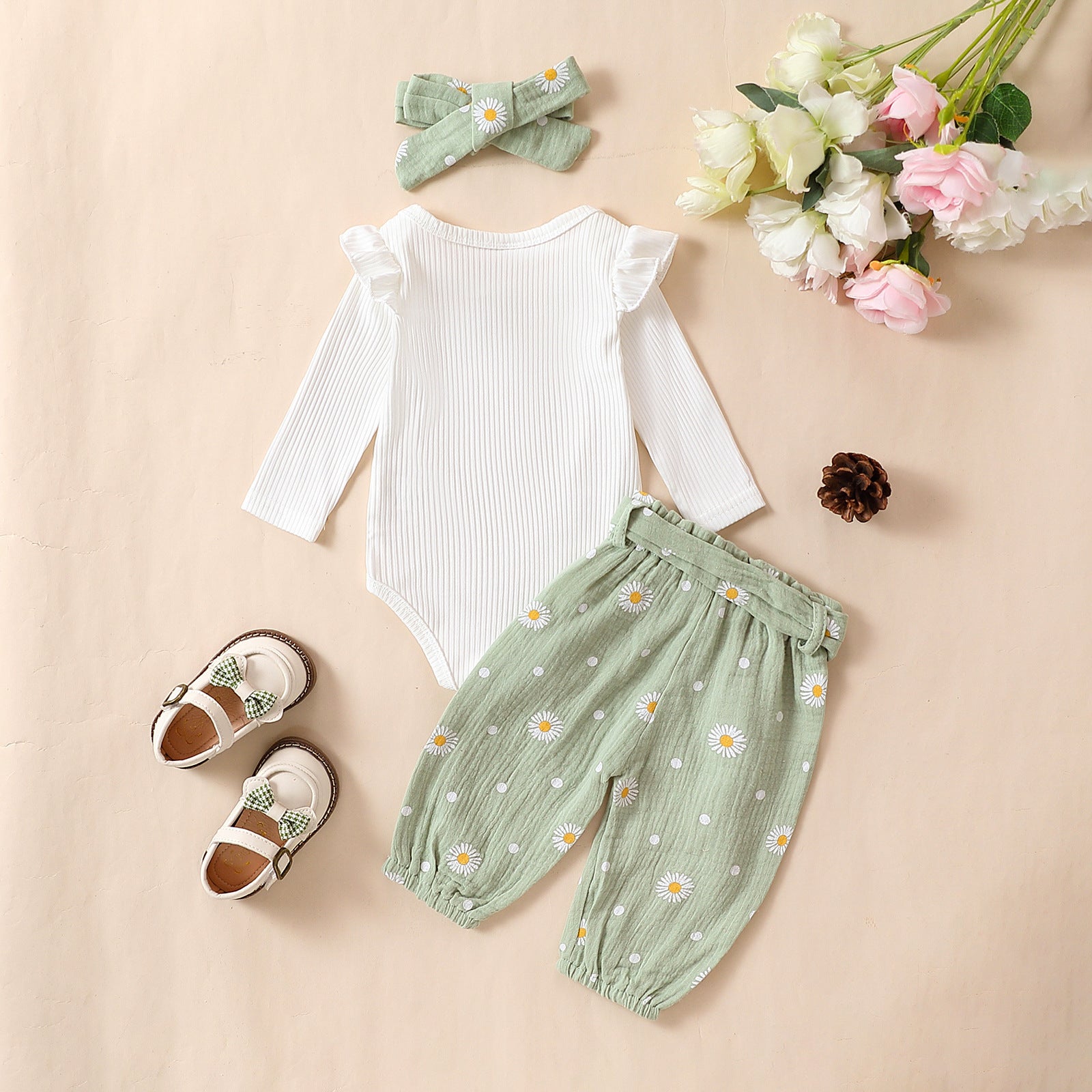 Baby Bow Three Piece Set