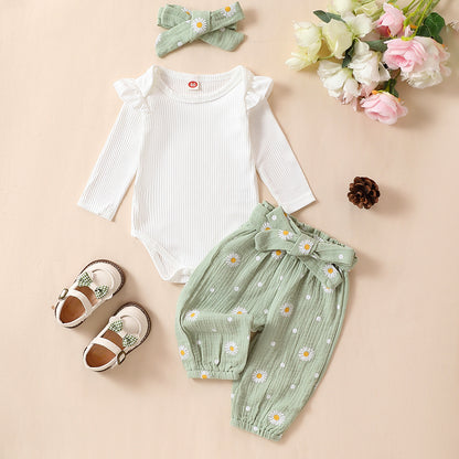 Baby Bow Three Piece Set