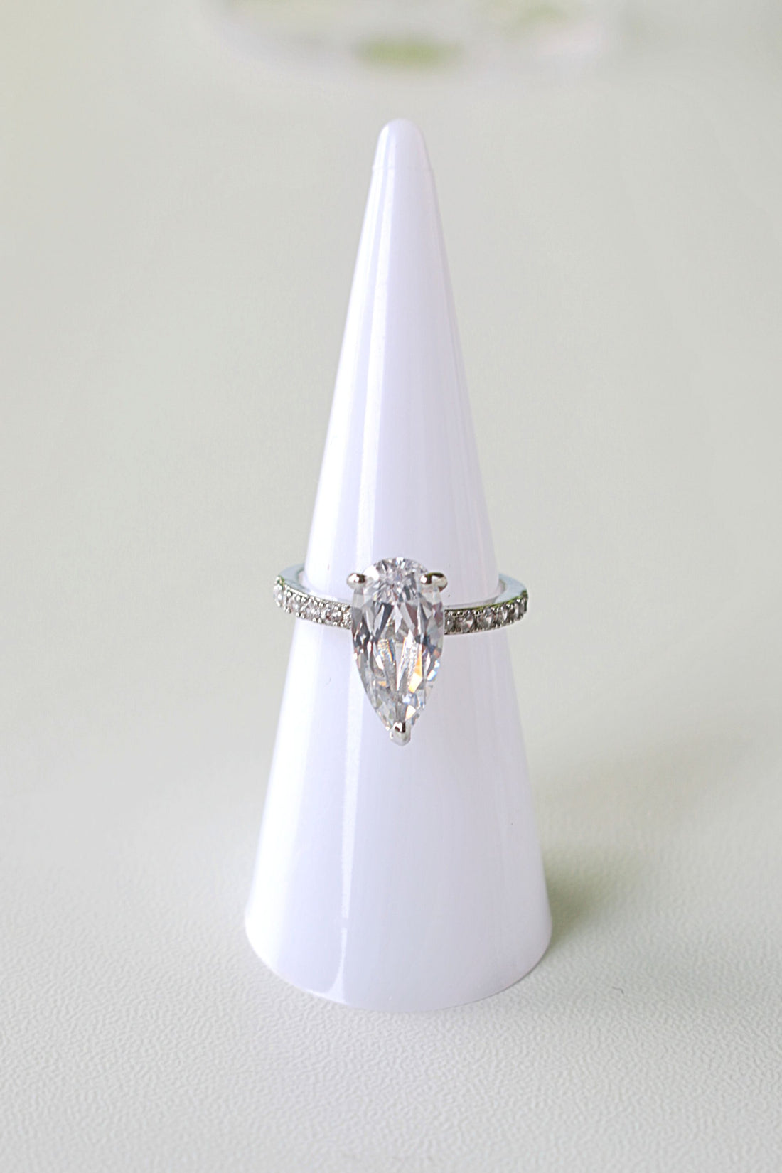 &quot;Royal&quot;| 925 Silver Pear Cocktail Ring