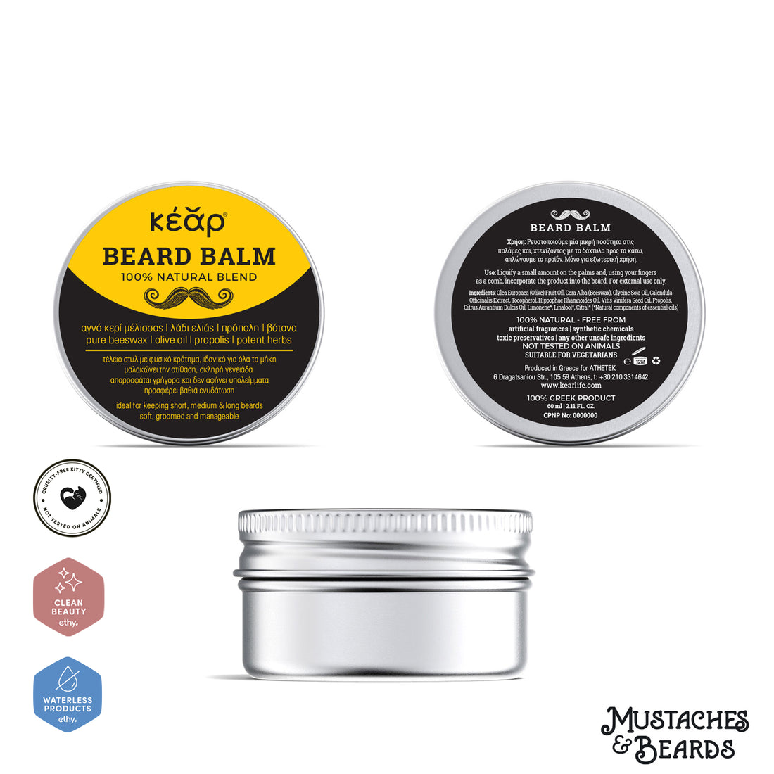 Soothing Sanctuary: Beard Balm &amp; Calming Body Oil by Kear