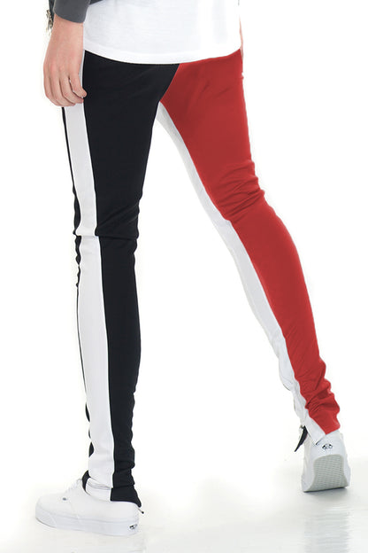 Split Two Tone Track Pants