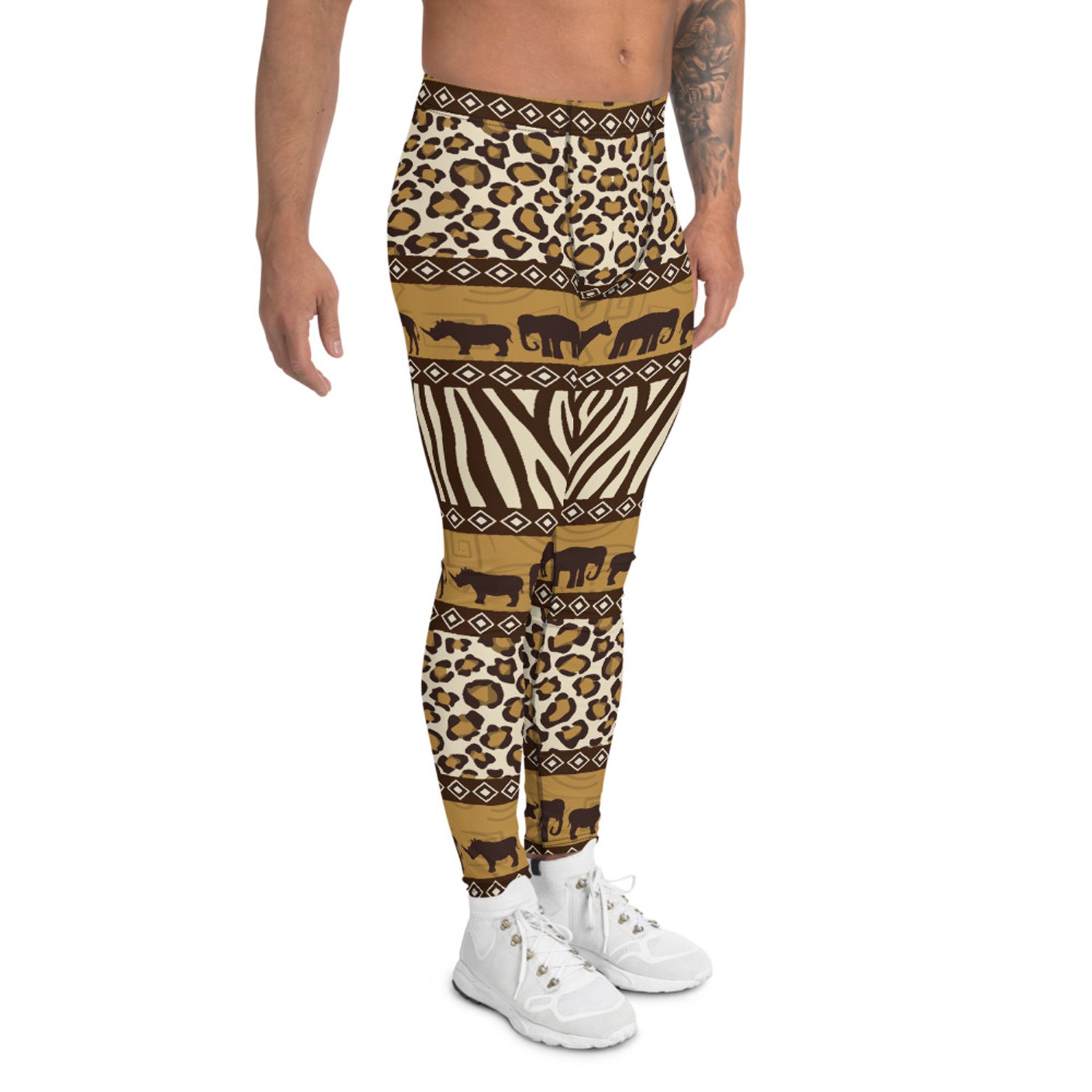 Safari Animals Leggings for Men