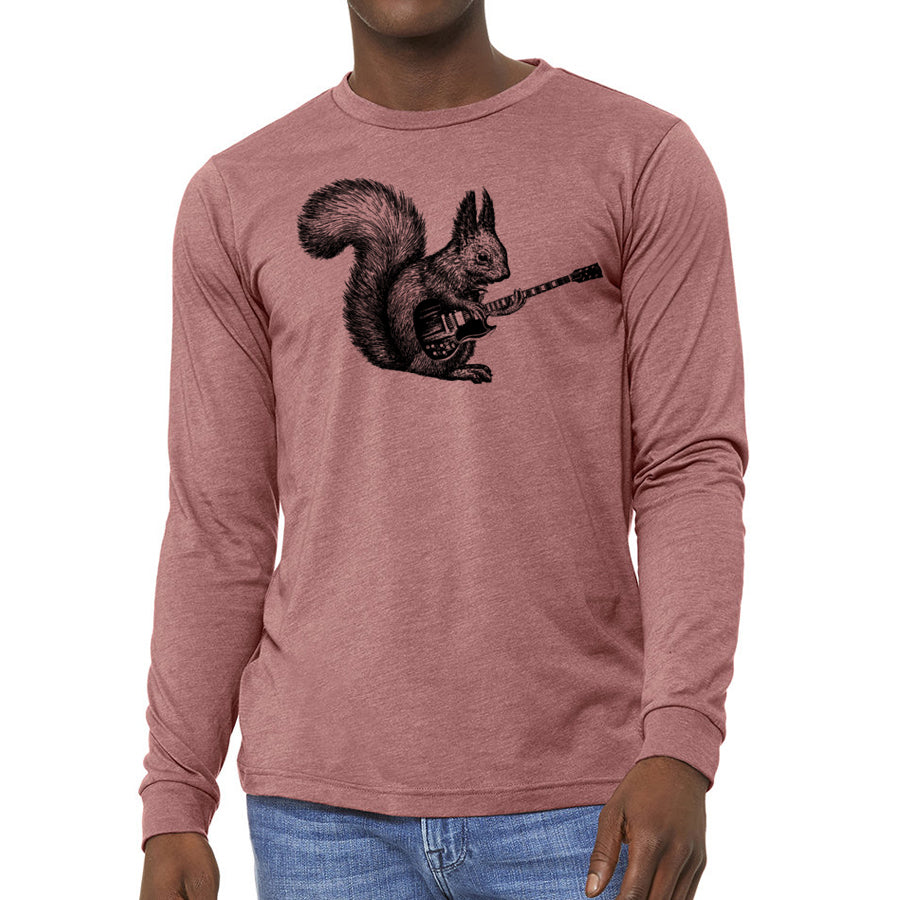 Squirrel Playing Guitar Long Sleeve