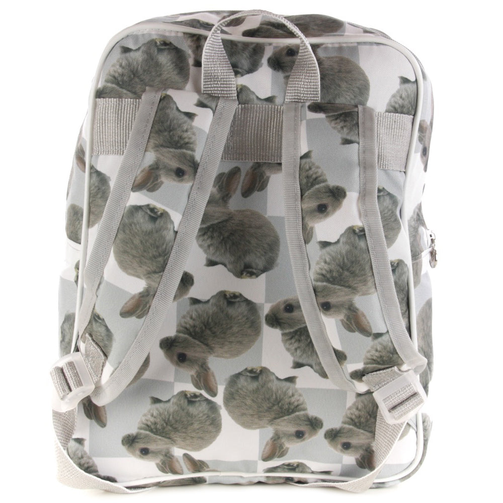 Backpack Grey Bunnies