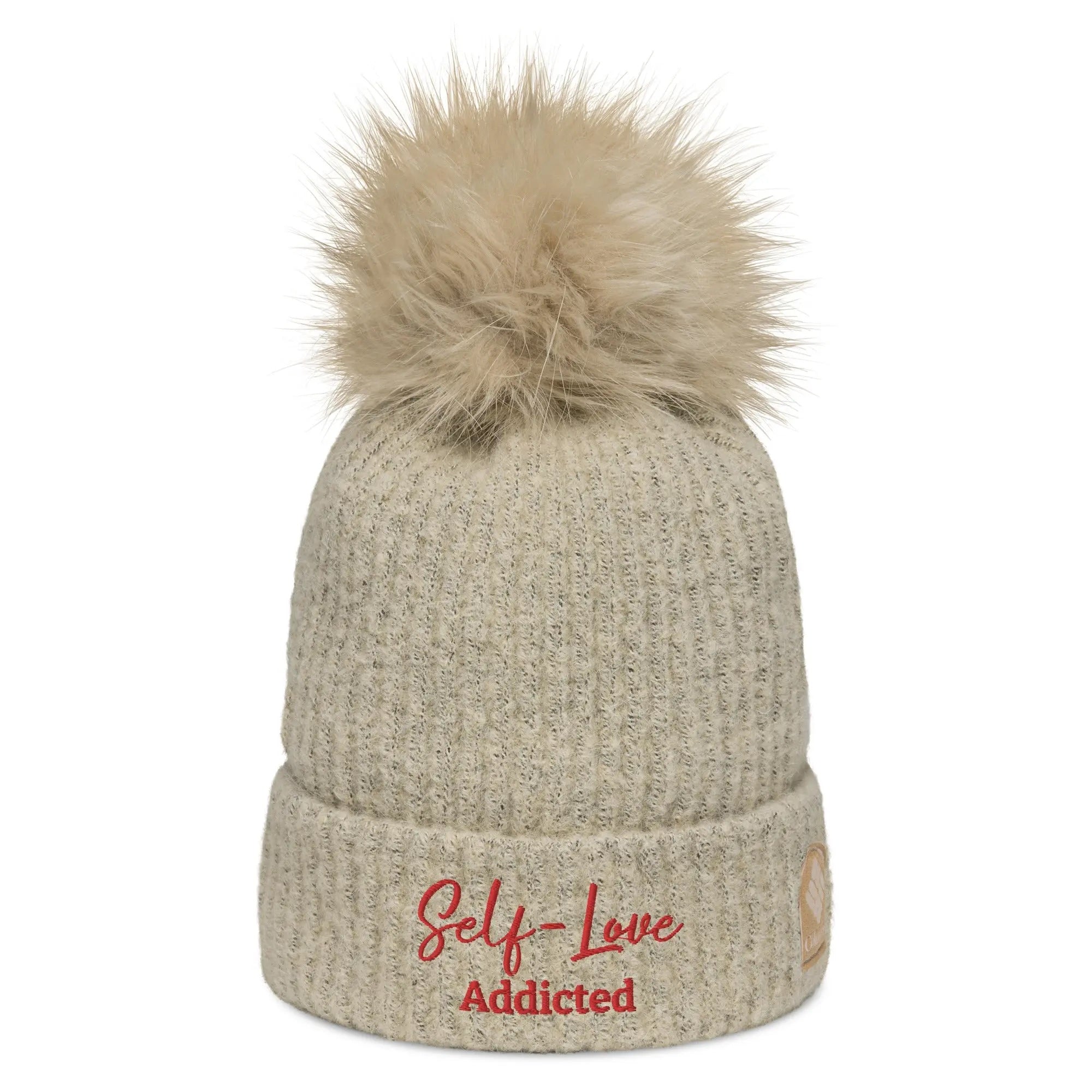 Winter Hats - Self Love Addicted - Columbia pom-pom beanie with