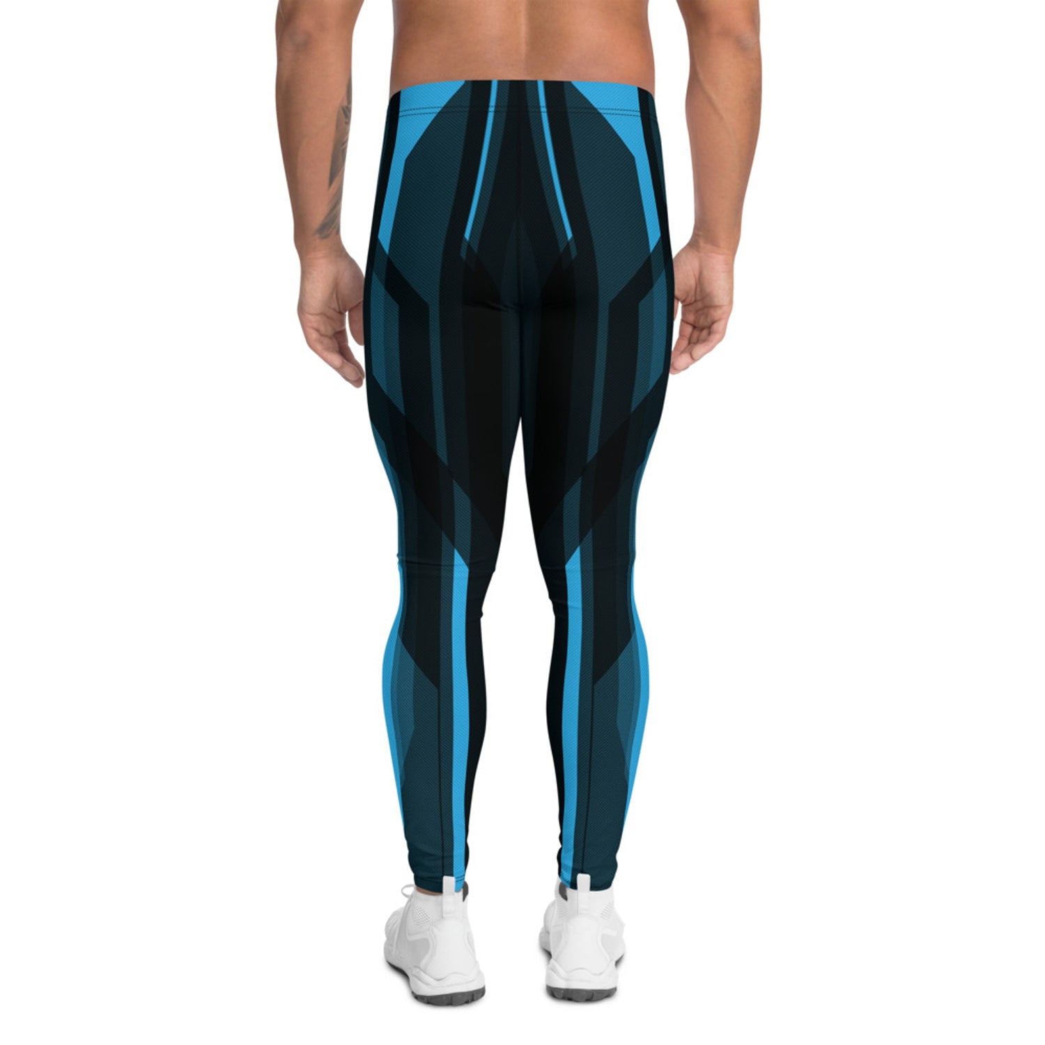 Blue Tron Inspired Leggings for Men