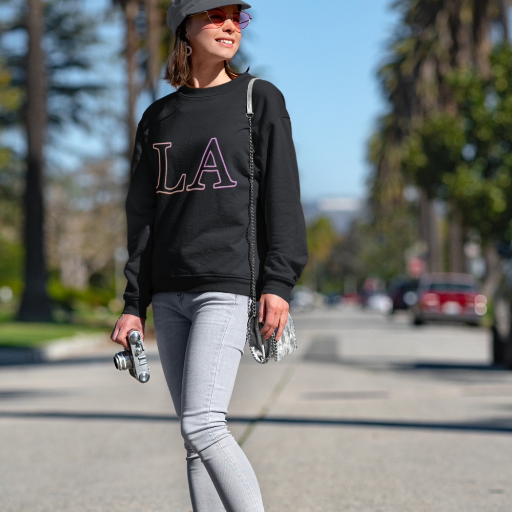 Womens LA Gradient Crewneck Sweatshirt