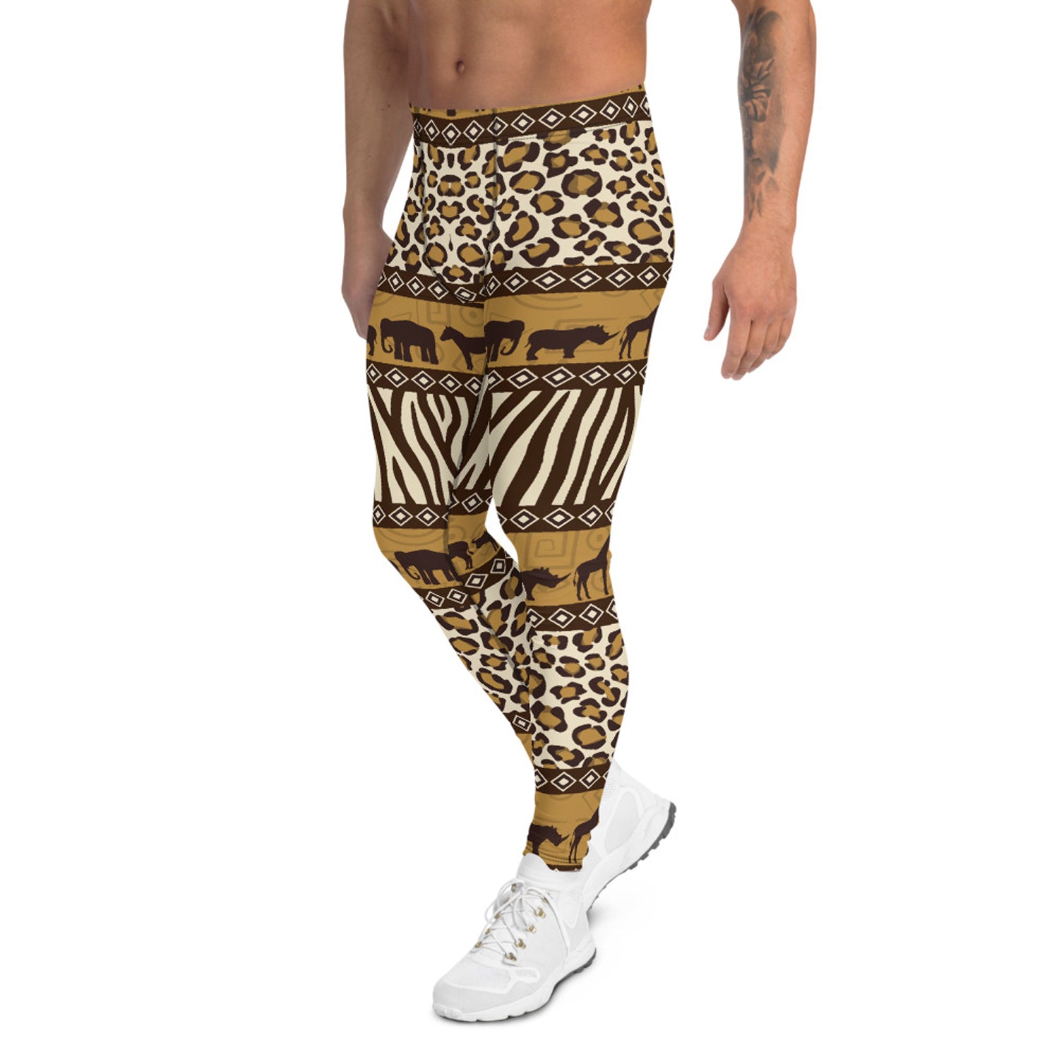 Safari Animals Leggings for Men