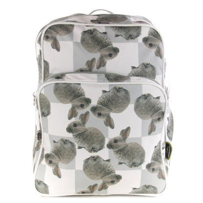 Backpack Grey Bunnies