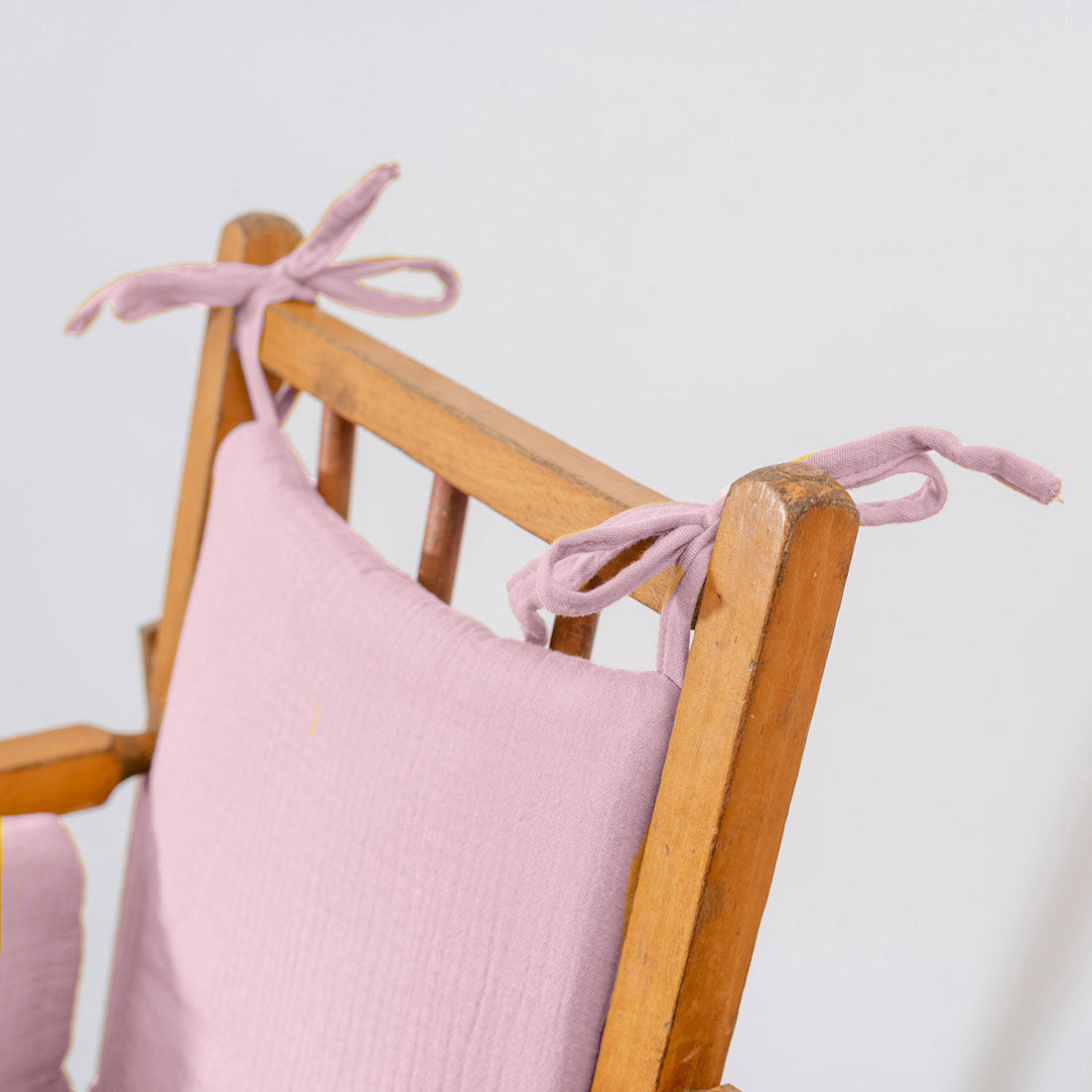 Cushion High Chair in Organic Cotton - Pink