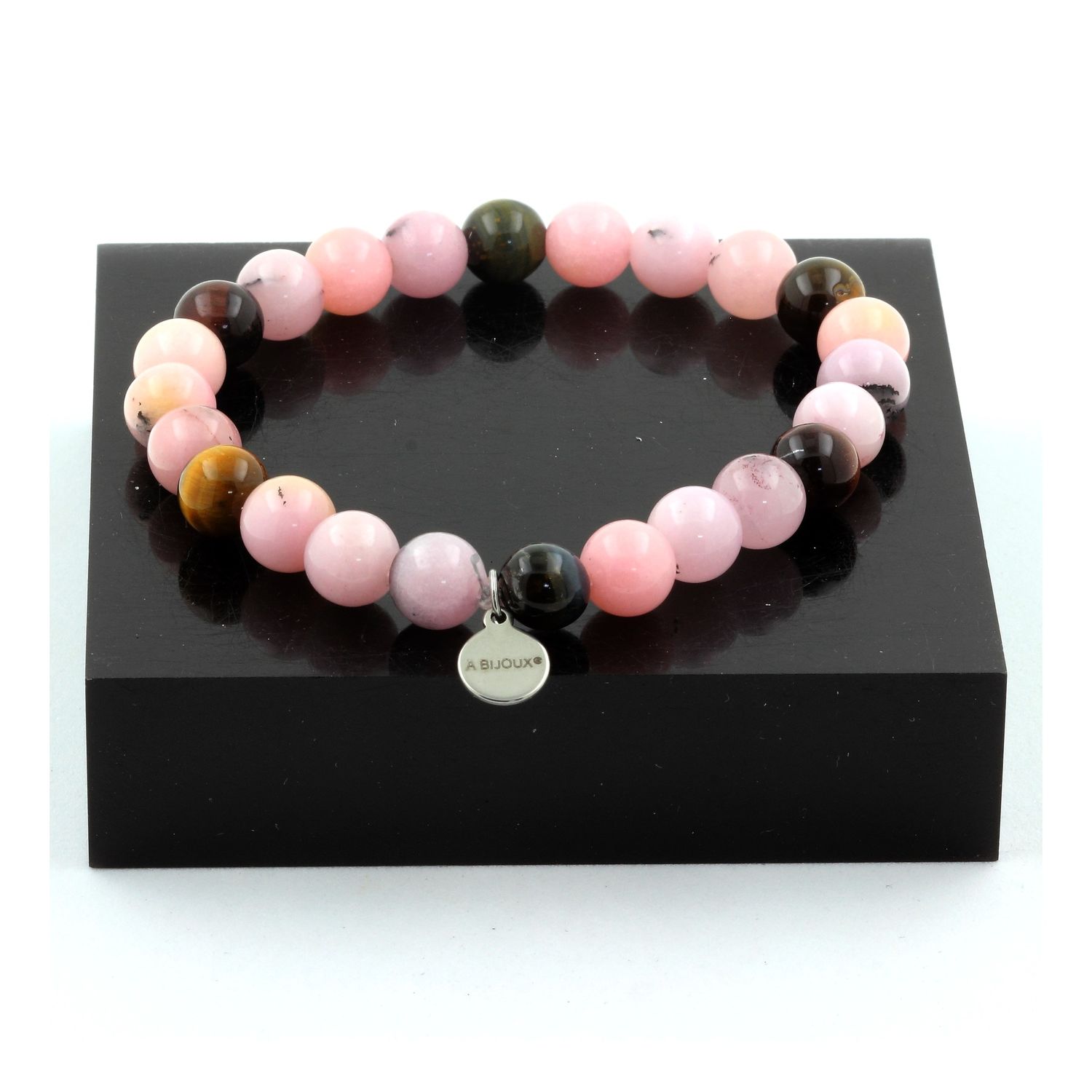 Pink Opal + Multicolor Tiger&