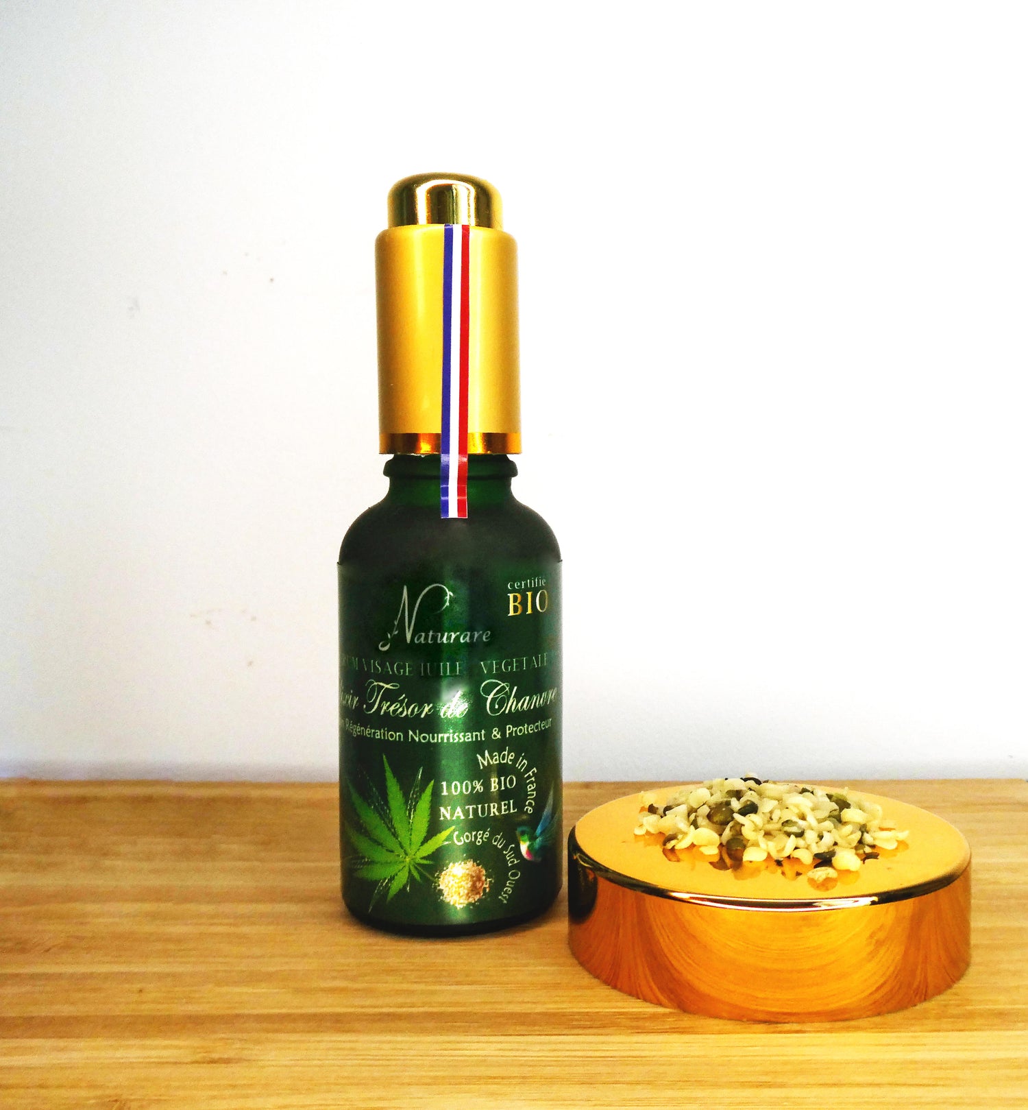 Organic Hemp Treasure Elixir Vegetable Oil Serum, Food Supplement