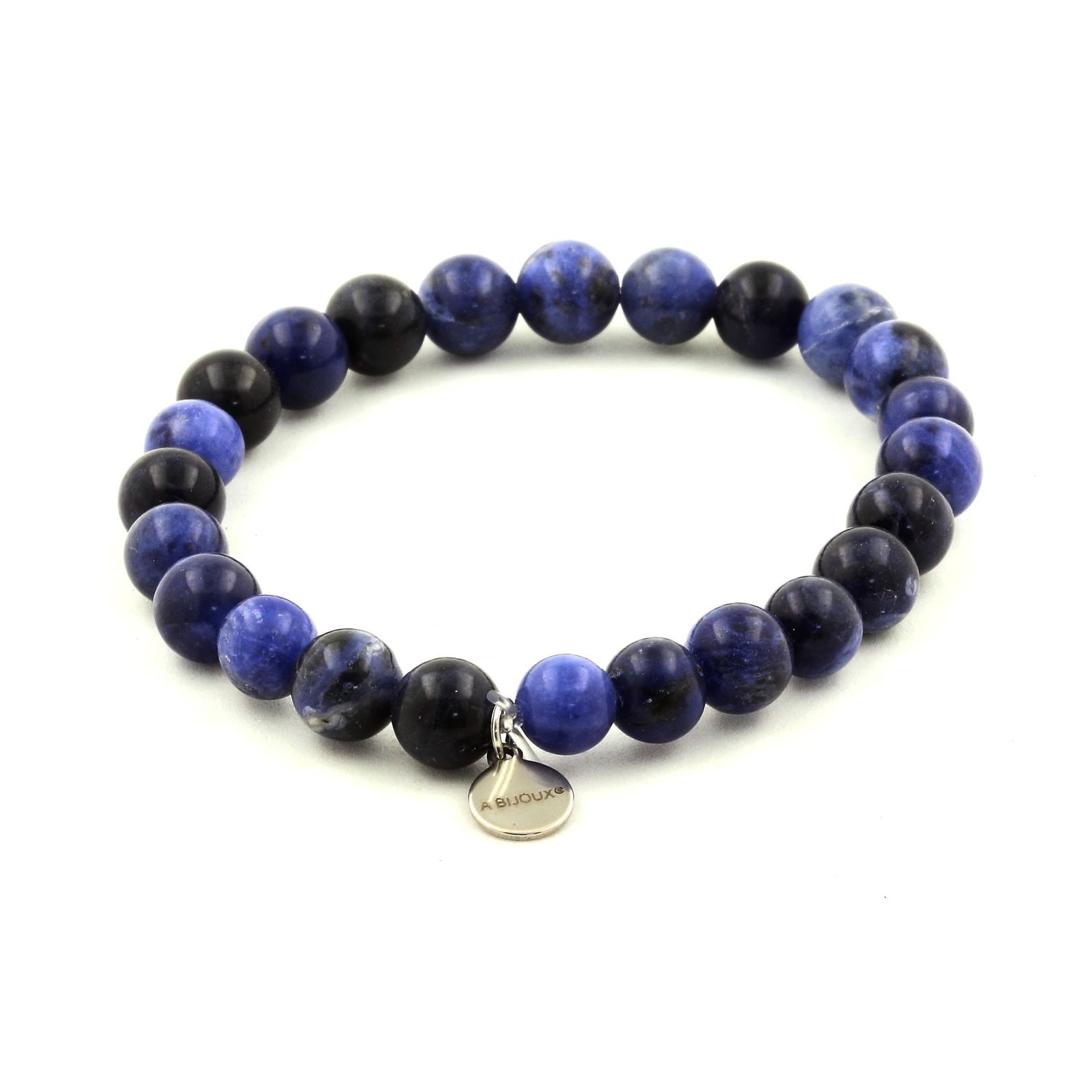 Sodalite Bracelet 8 mm Beads.