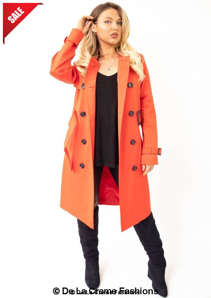 Slim Fit Lightweight Trench Coat