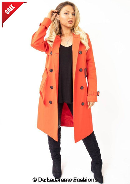 Slim Fit Lightweight Trench Coat