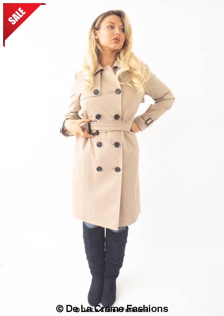 Slim Fit Lightweight Trench Coat