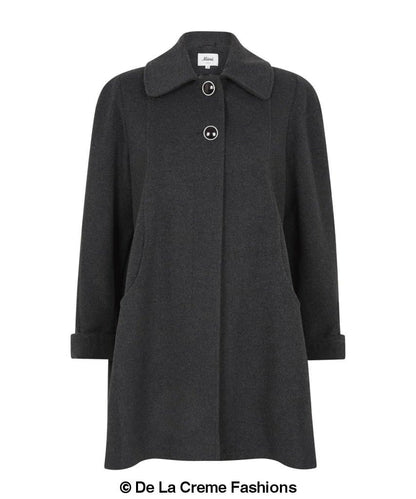 [PRE-ORDER] Wool and Cashmere Blend Swing Coat (1711)