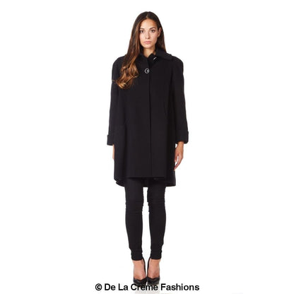 [PRE-ORDER] Wool and Cashmere Blend Swing Coat (1711)