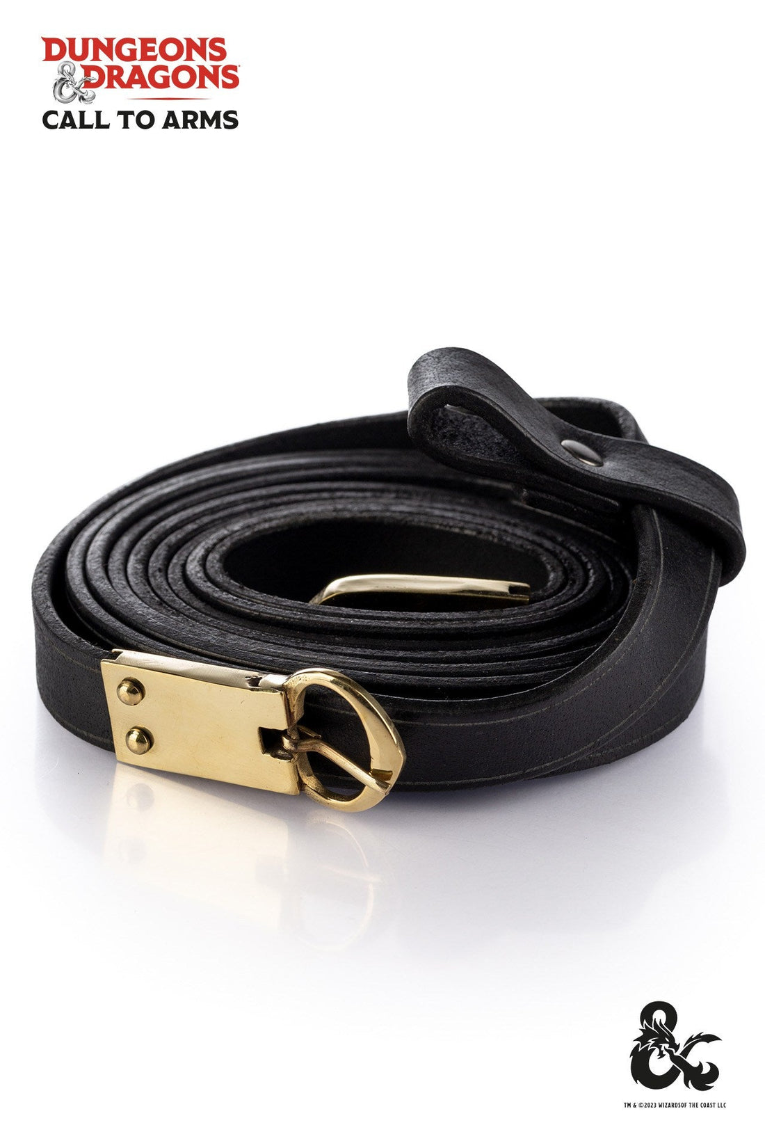 Dungeons &amp; Dragons Double Leather Belt Black