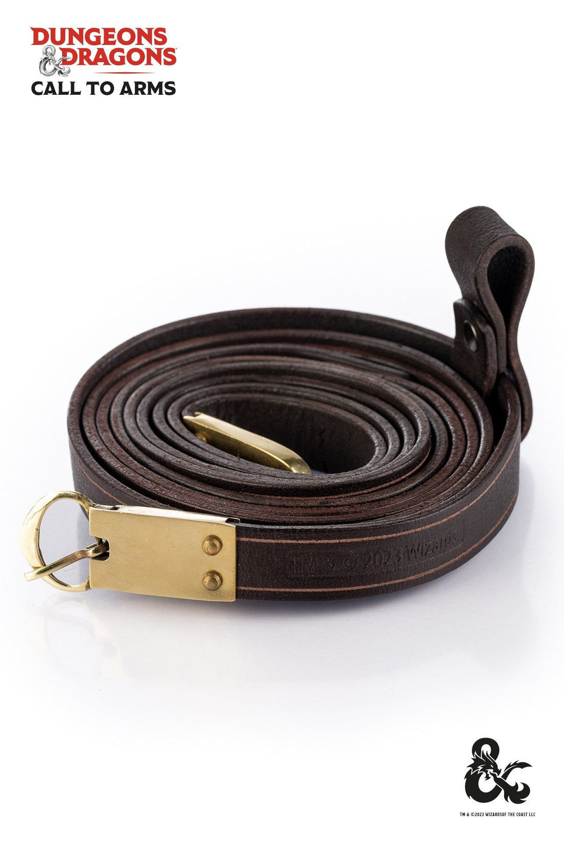 Dungeons &amp; Dragons Double Leather Belt Brown