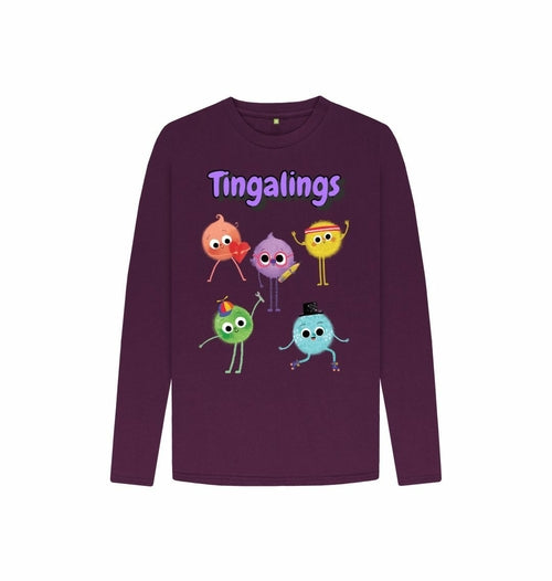 Organic Childrens Long-Sleeved T-shirt (Tingalings)